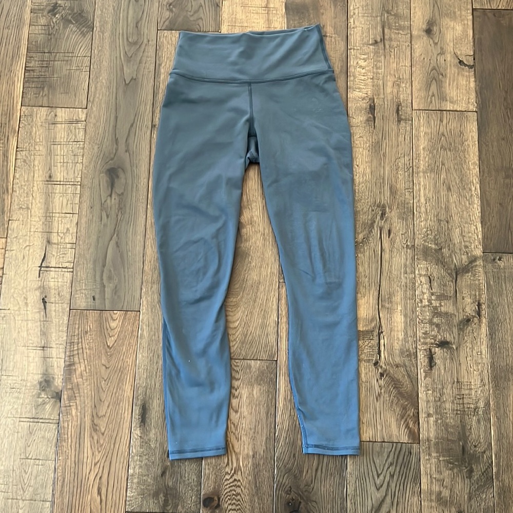 Size xxs Powerhold Fabletic Leggings in a blue-grey color